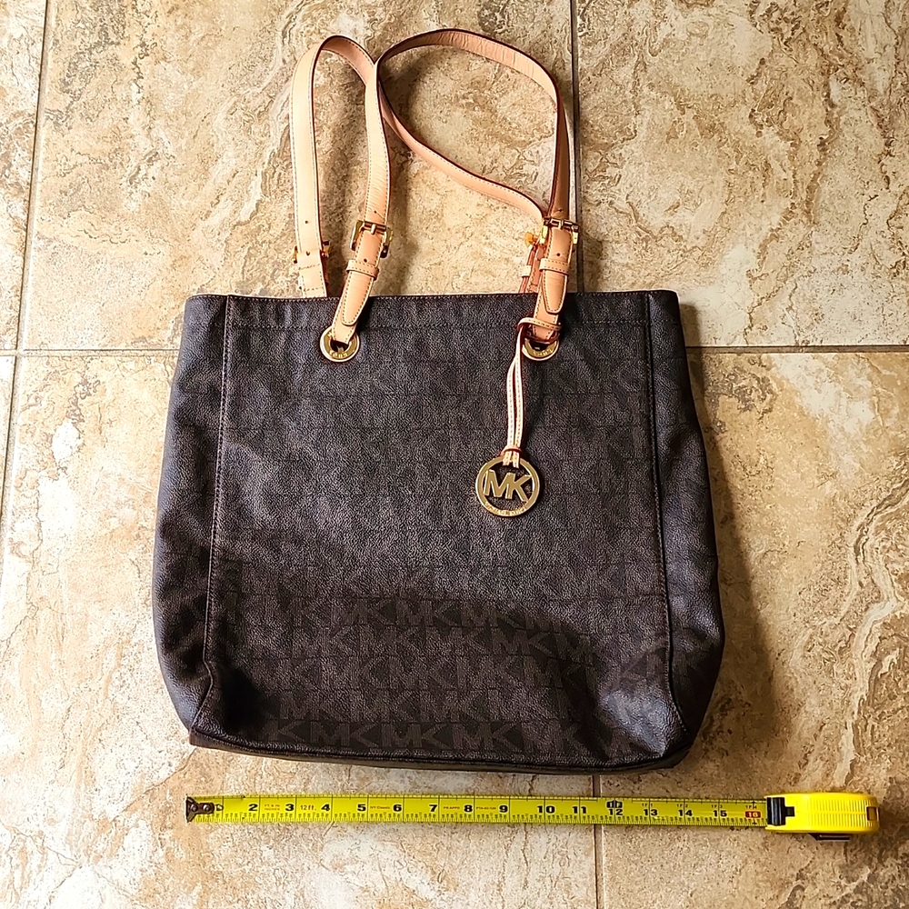 3296 Michael Kors brown tote bag
